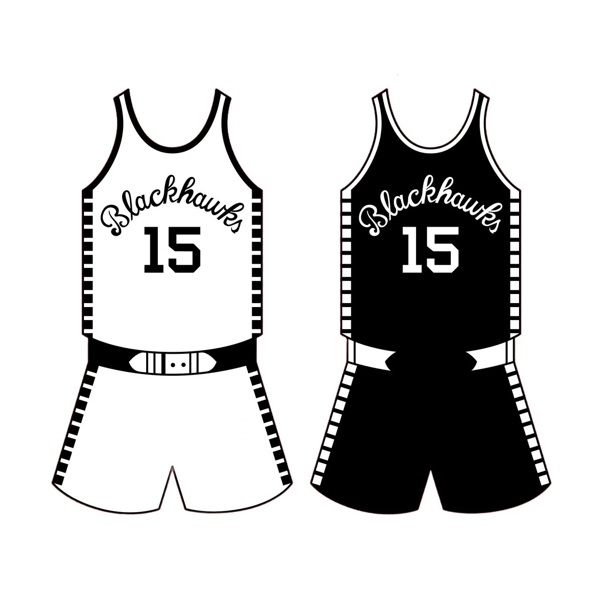 Tri-Cities Blackhawks 1949 Jersey