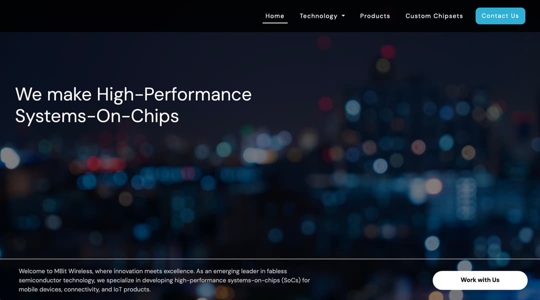 MBit Wireless Website